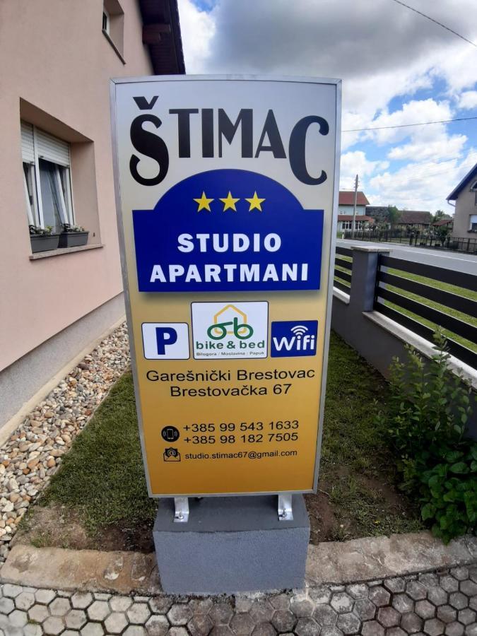 Studio Apartmani "Stimac" Garesnica Экстерьер фото